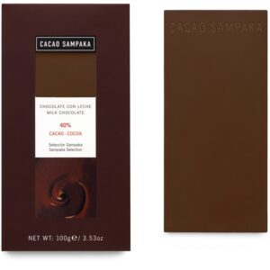 Cacao Sampaka mléčná čokoláda 40 % cocoa 100g