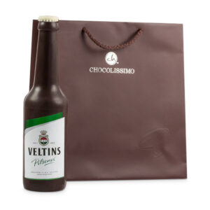 Chocolissimo - Pivní láhev z belgické hořké čokolády 130 g