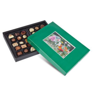 Chocolissimo - Tmavě zelená bonboniéra s Vaší fotografií - maxi 360 g