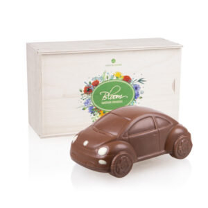 Chocolissimo - VW Beatle s květinovým vzorem - dárek pro ženy 125 g