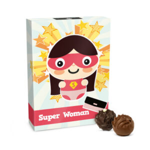 Chocolissimo - Čokoládová bonboniéra pro ženu - Super Woman 70 g