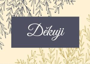 Dárková kartička Varianta: Děkuji větvičky