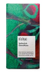 Vivani Bio mléčná čokoláda lískooříšková 100g