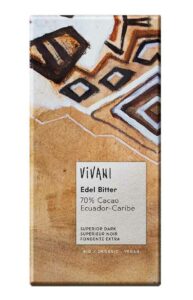 Vivani Bio tmavá čokoláda 70% Ecuador 100g