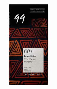 Vivani Bio tmavá čokoláda 99% 80g