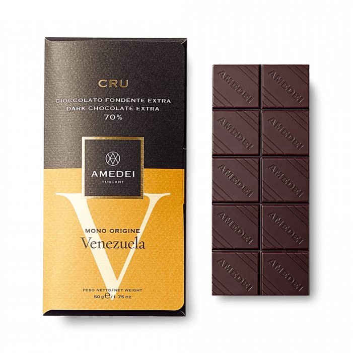 Amedei CRU čokoláda 70% Venezuela 50g