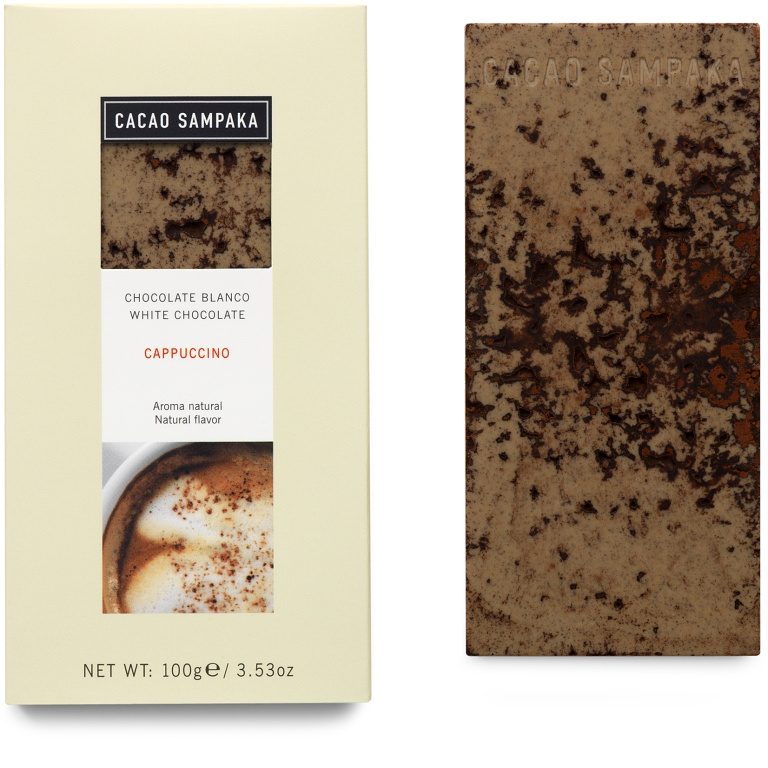 Cacao Sampaka bílá čokoláda Cappuccino 100g