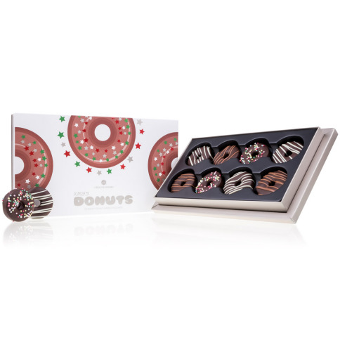 Chocolissimo - 8 vánočních amerických koblih z čokolády 150 g