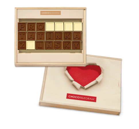 Chocolissimo - Čokoládový dárek pro tátu - z lásky
