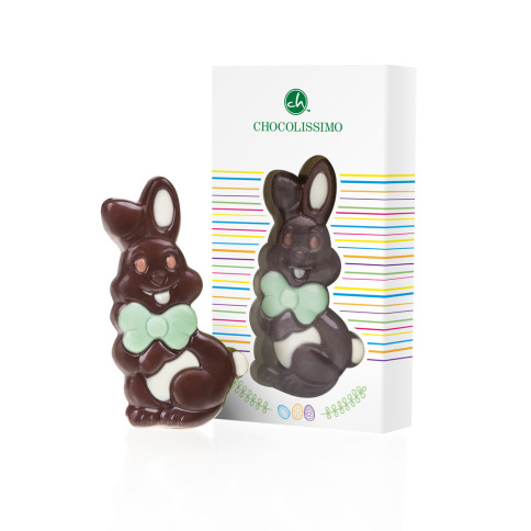 Chocolissimo - Figurka z hořké čokolády - králík 10 g