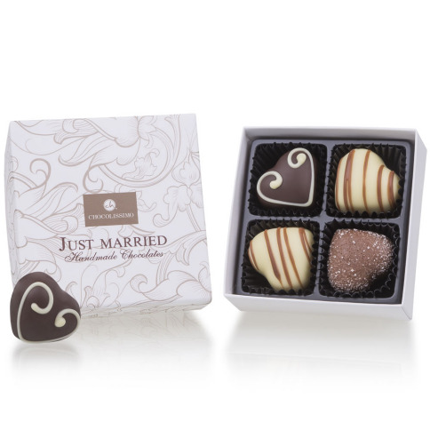 Chocolissimo - Pralinková sada pro novomanželé 50 g