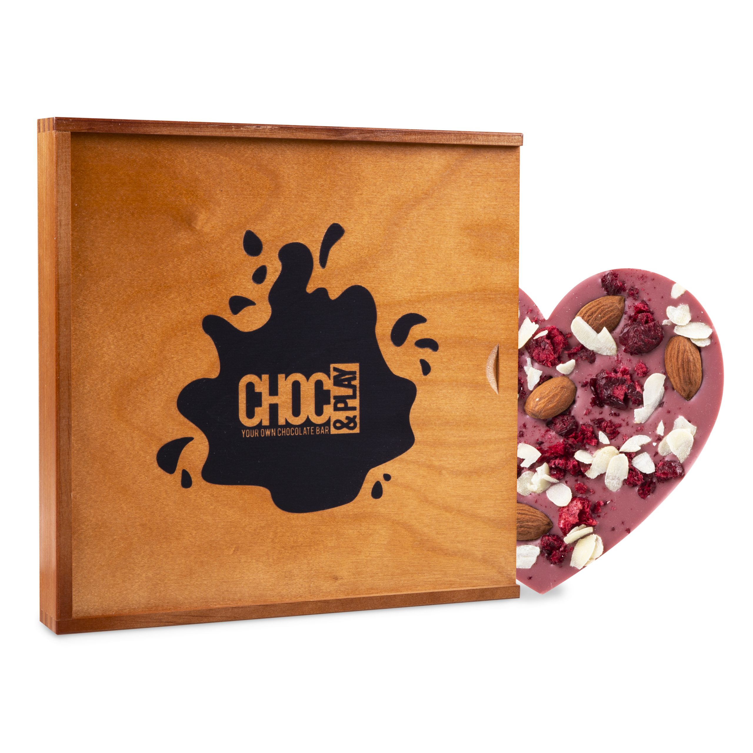 Chocolissimo - Růžová čokoláda dárek na Valentýna 100 g