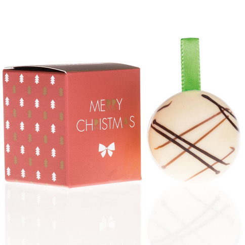 Chocolissimo - Vánoční ozdoba z bílé čokolády - 1ks 25 g