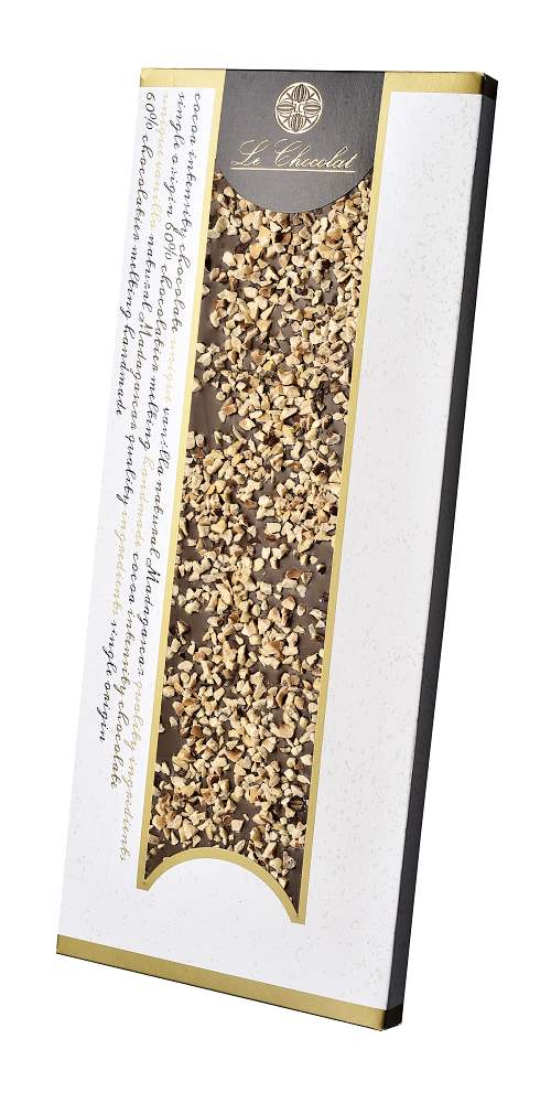 Le Chocolat čokoláda mléčná s lískovými ořechy 110g