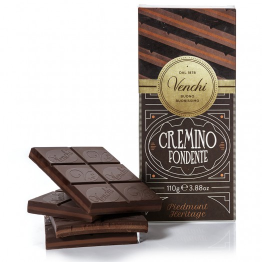 Venchi čokoláda Cremino Extra tmavá 100g