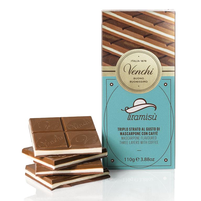 Venchi čokoláda Tiramisu 110g