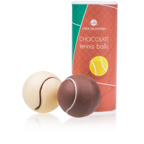 Chocolissimo - Dárek pro tenisistu - čokoládové tenisové míčky 100 g