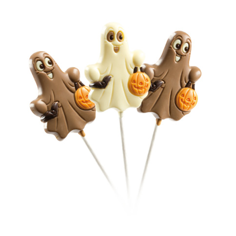 Chocolissimo - Strašidelní duchové z čokolády na Halloween - 3 ks 90 g