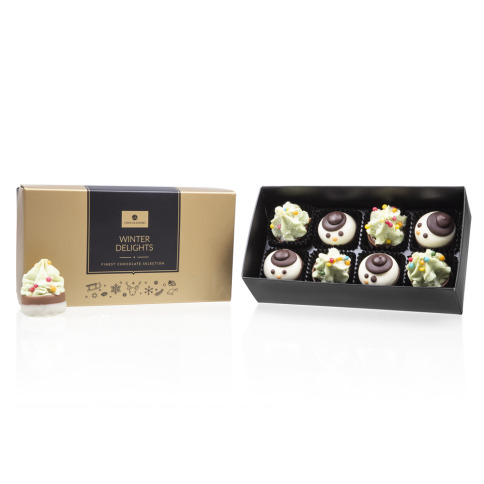 Chocolissimo - Vánoční pralinky - sněhulák a stromeček 8 ks 145 g
