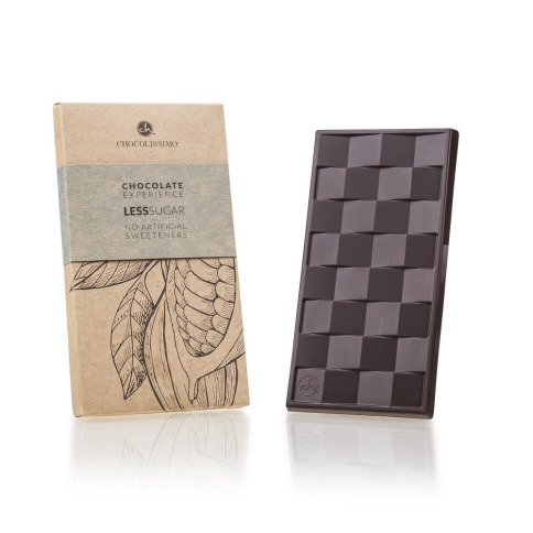 Chocolissimo - Čokoládová tabulka se sníženým obsahem cukru 80 g