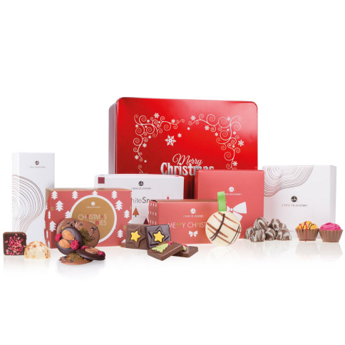 Chocolissimo - Čokoládové vánoční dárky v kovové krabici 400 g