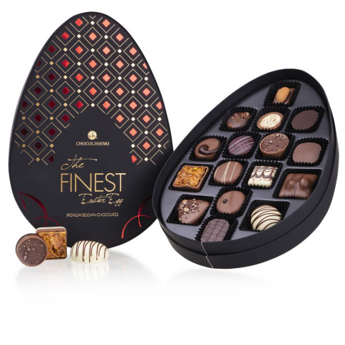 Chocolissimo - Nealkoholické pralinky v luxusní černo-červené krabičce 200 g