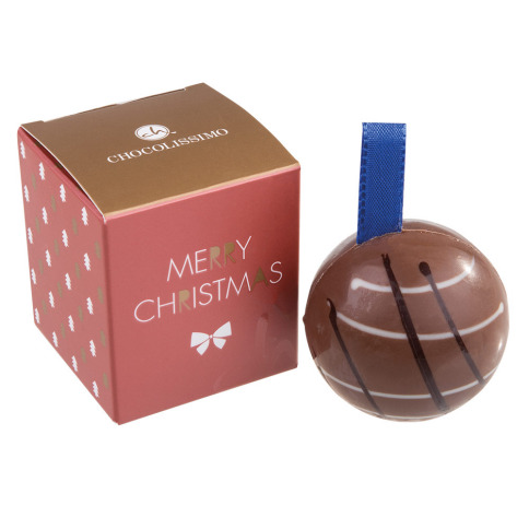 Chocolissimo - Vánoční ozdoba z mléčné čokolády - 1ks 25 g