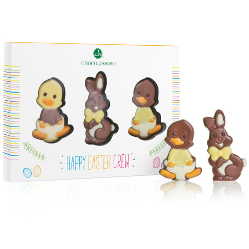 Chocolissimo - Velikonoční čokoládové figurky kachnička a králík 30 g