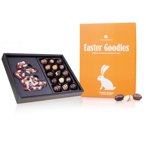 Chocolissimo - Velikonoční plněná vajíčka + čokoládová tabulka 410 g