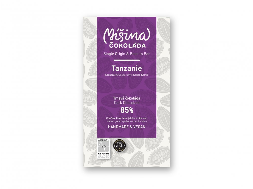 Míšina čokoláda 85% Tanzanie 50g
