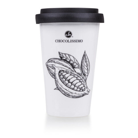 Chocolissimo - Porcelánový termohrnek s dvojitou stěnou 390 g