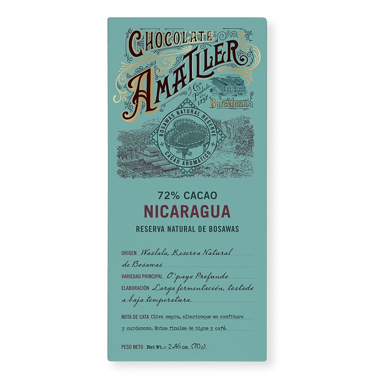 Amatller 72 % Nicaragua 70g