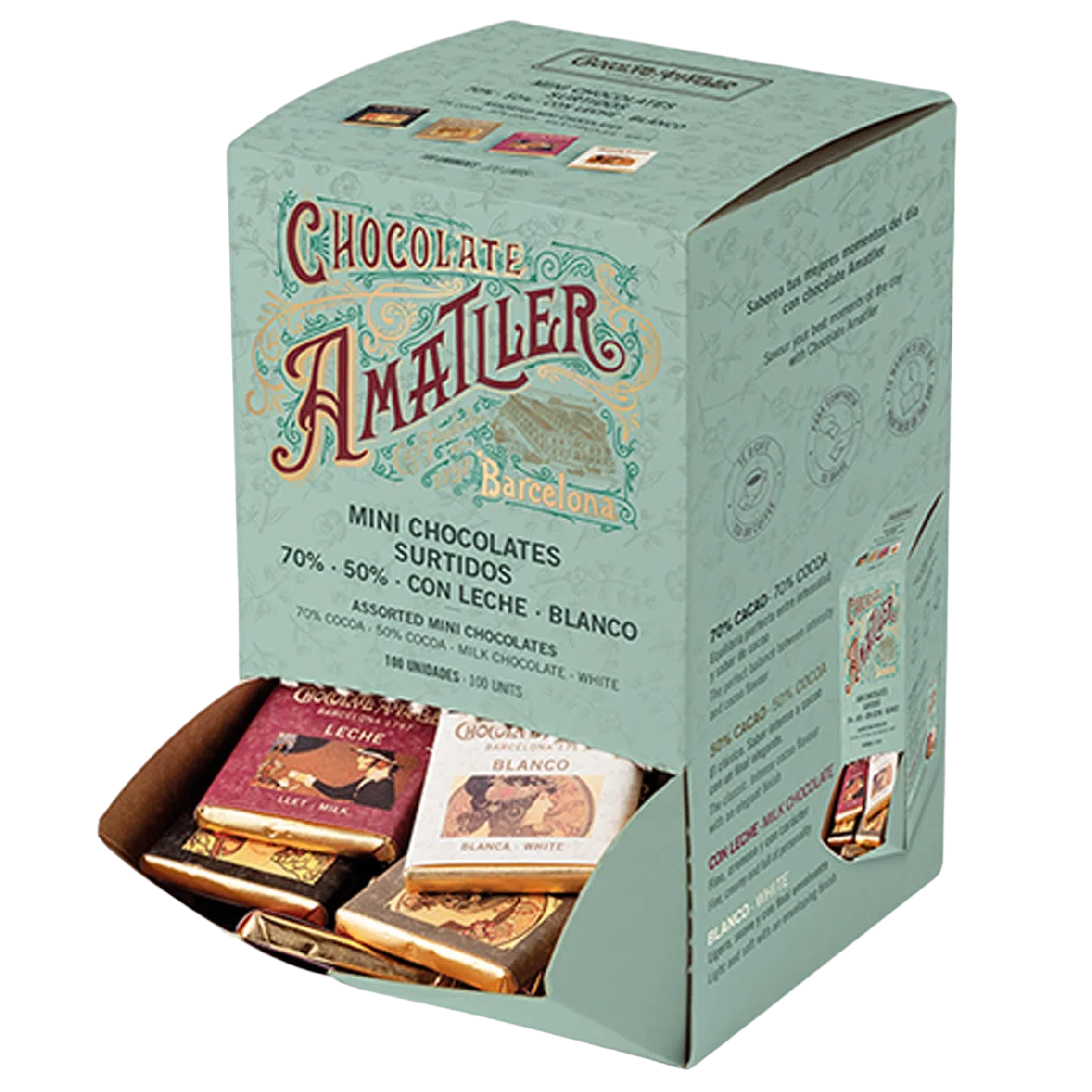 Amatller čtvereček čokoláda 1ks Čokoláda: Mléčná