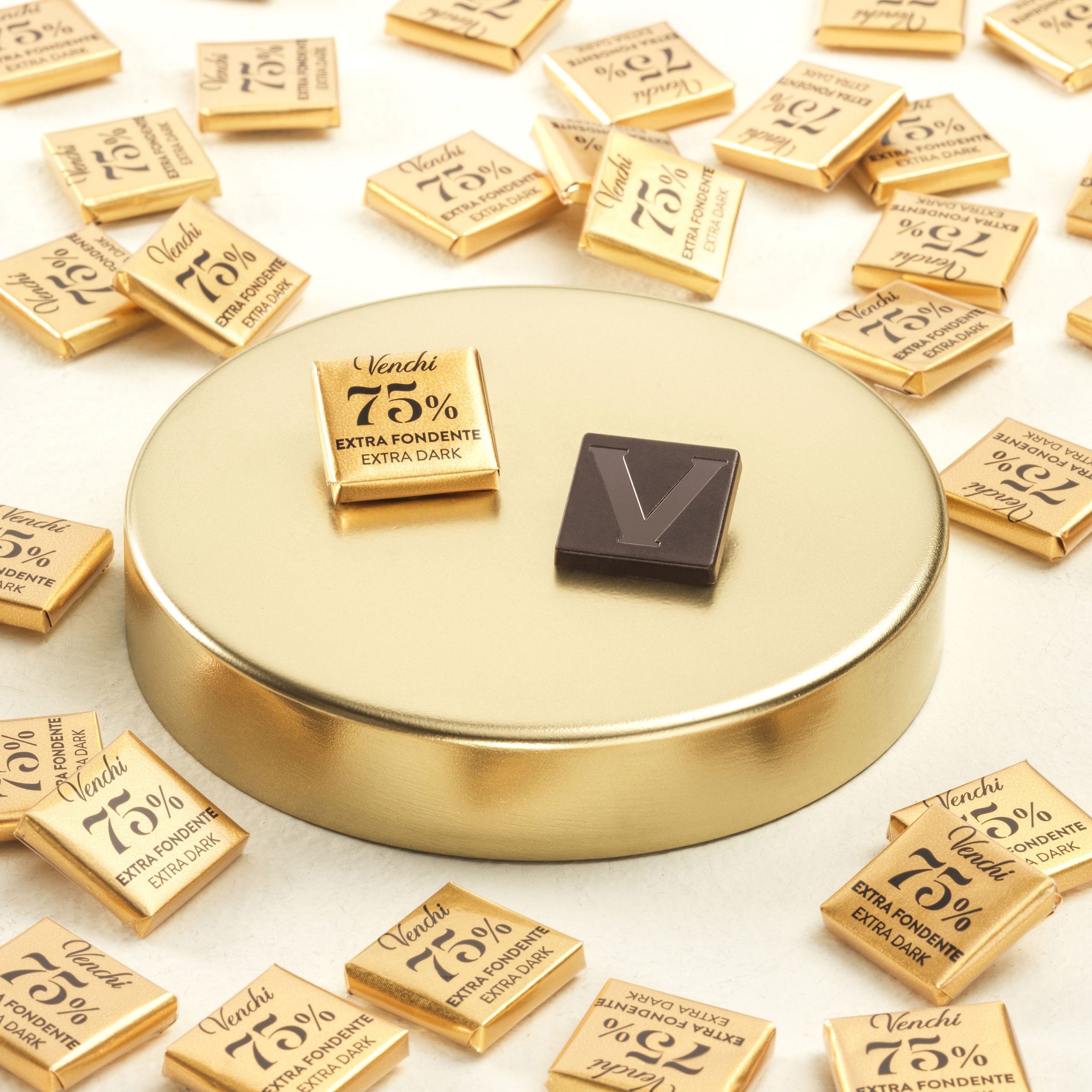 Venchi čtvereček Mini Blend hořká 75% 1 ks