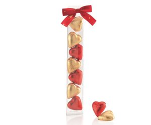 Balen&iacute; srd&iacute;ček s červenou ma&scaron;ličkou mix