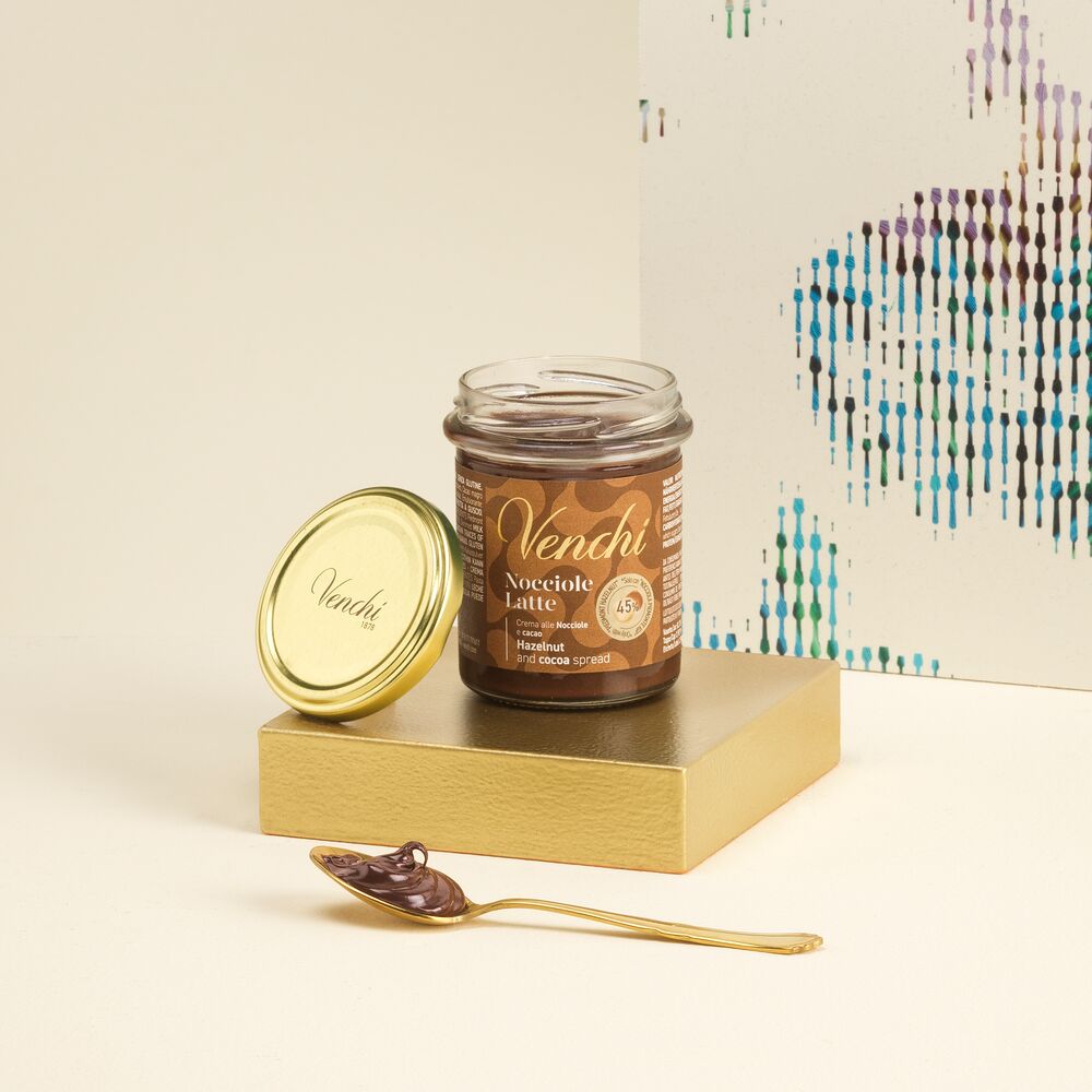 Venchi krém Nocciole Latte z lískových oříšků a mléčné čokolády 200 g