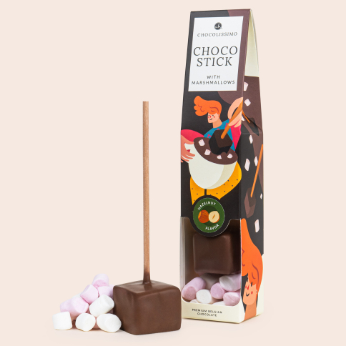 Chocolissimo - Xmas Chocostick Hazelnut 40 g