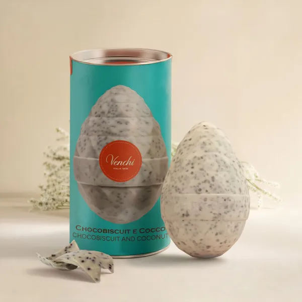 Venchi velikonoční vejce kokos a sušenka 150g