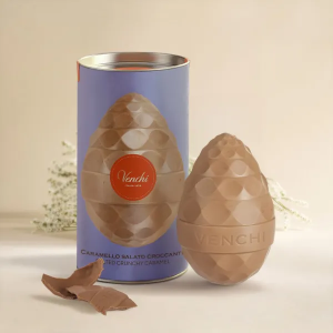 Venchi velikonočn&iacute; vejce s karamelem a slan&yacute;m toffee 150g
